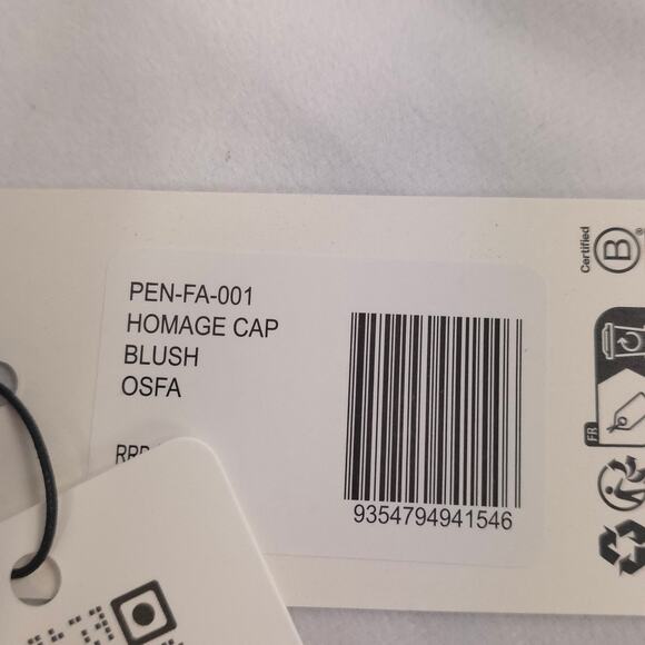 P.E Nation Hat Cap Strap Back Blush Pink Embroidered Homage OSFA Womens NWT - Picture 7 of 8